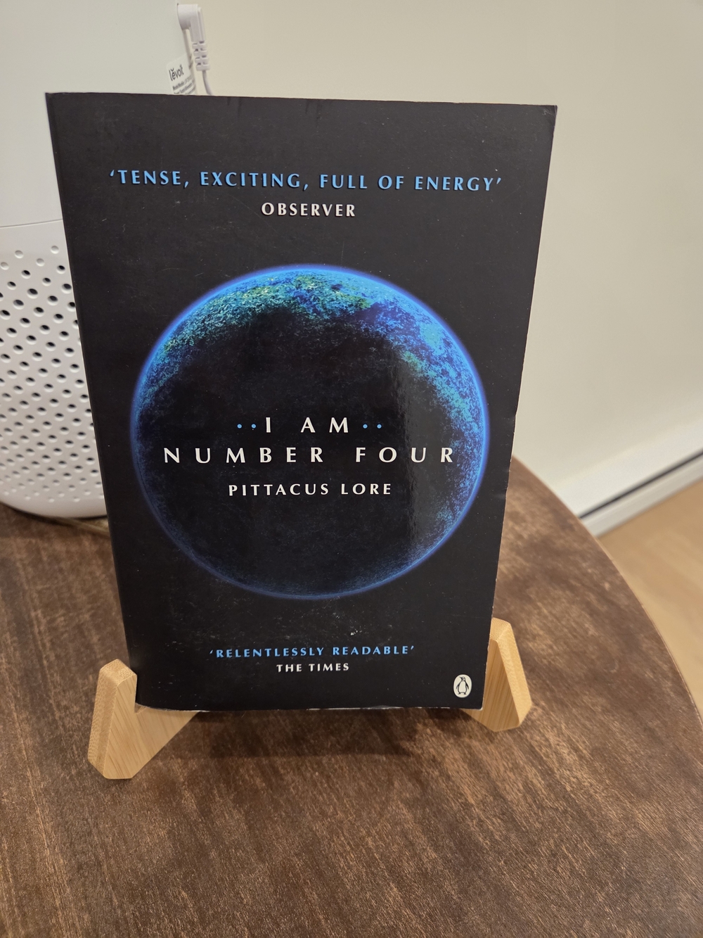 I Am Number Four by Pittacus Lore - Black and Blue Paperback